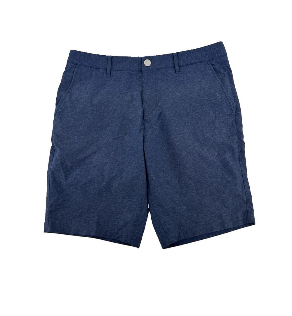 Bonobos Golf Size 32 Men Chino 10” Inseam Shorts Blue Pockets Active D15